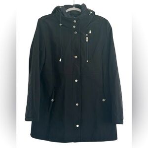 Lauren Ralph Lauren Black Women's Hooded Jacket Size Large, Excellent Condition